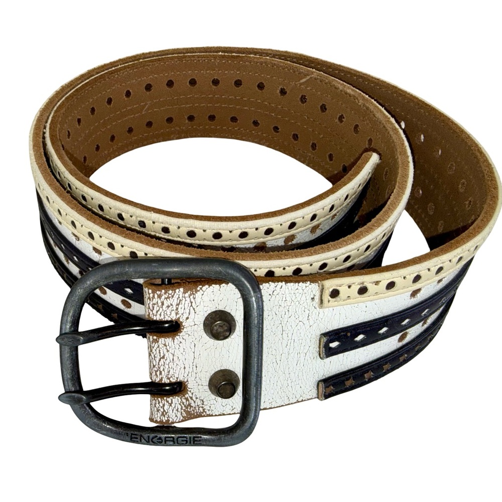 ENERGIE MULTI COLOR LEATHER BELT